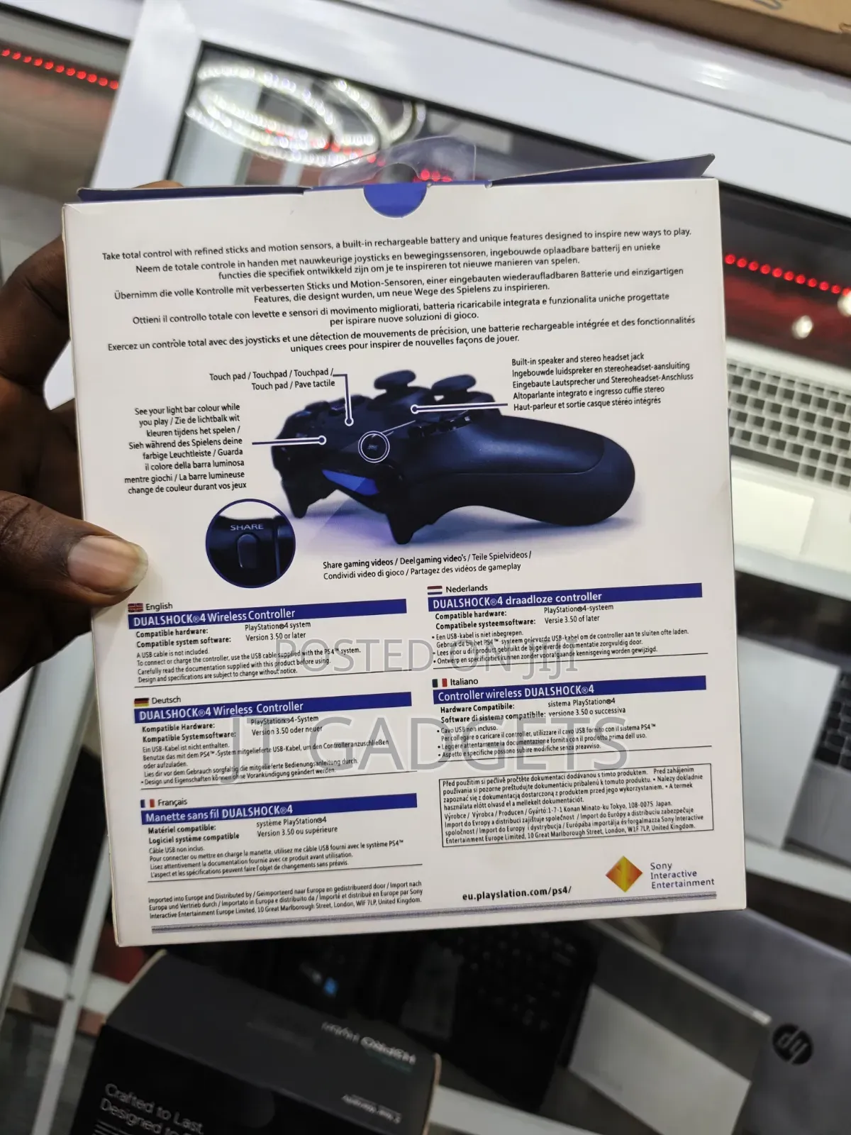 Sony Ps4 Dualshock 4 Wireless Controller