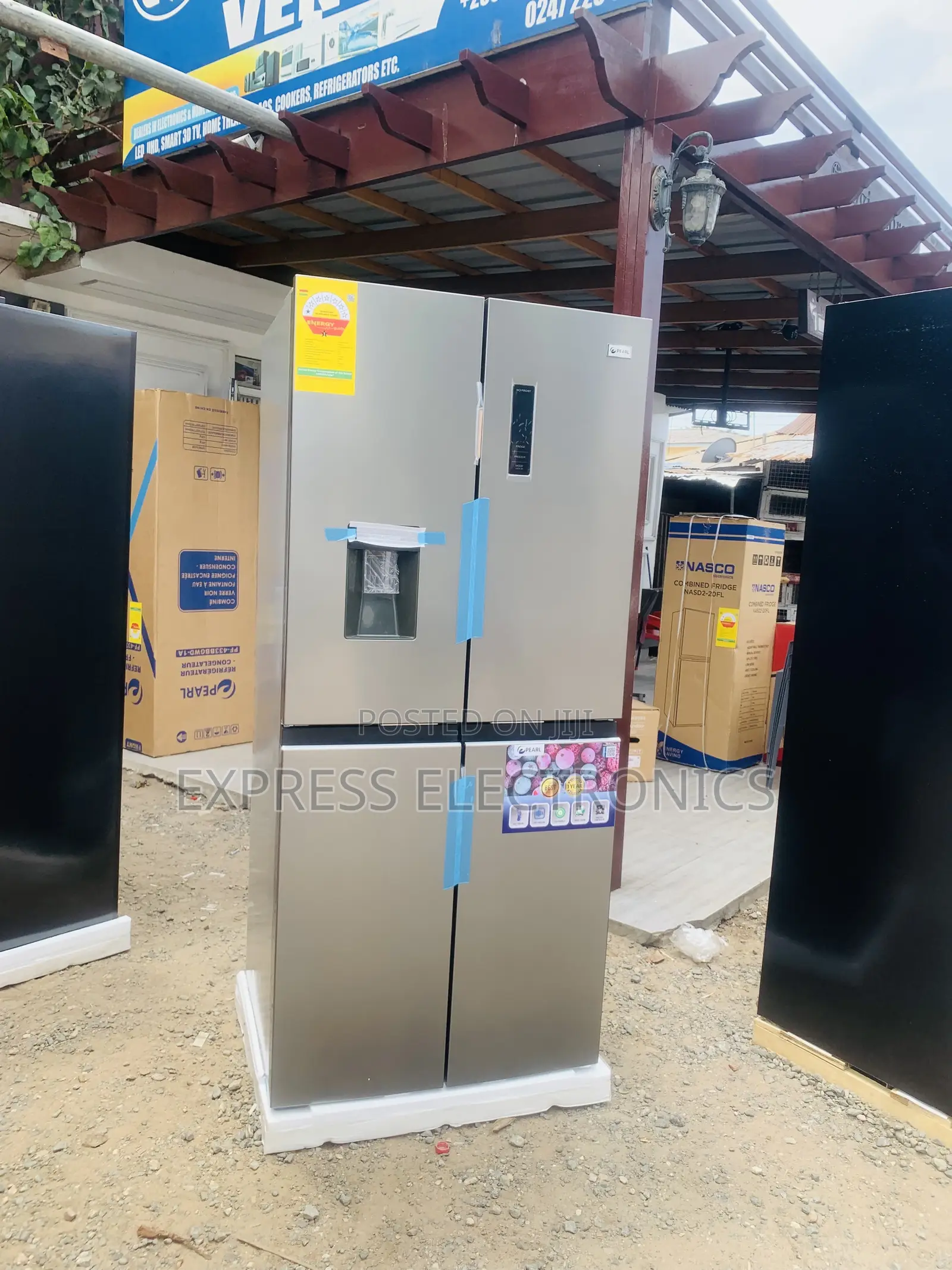 Lovely New Pearl 421L Bottom Freezer + Dispenser - PF-613MDIXWD-1A
