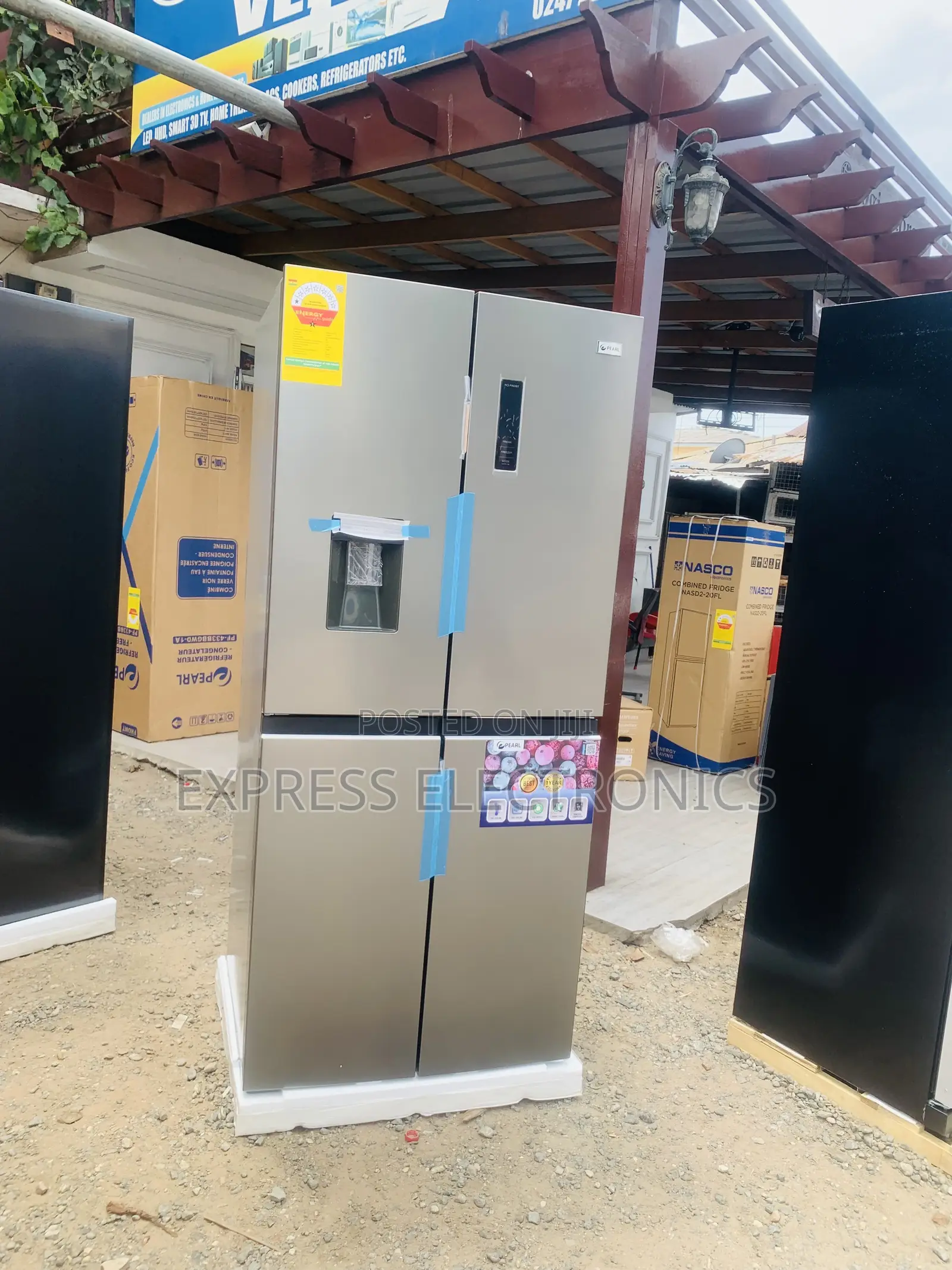 Lovely New Pearl 421L Bottom Freezer + Dispenser - PF-613MDIXWD-1A