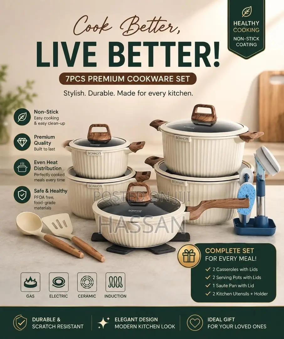 Premium Non-Stick Cookware Set 21pcs