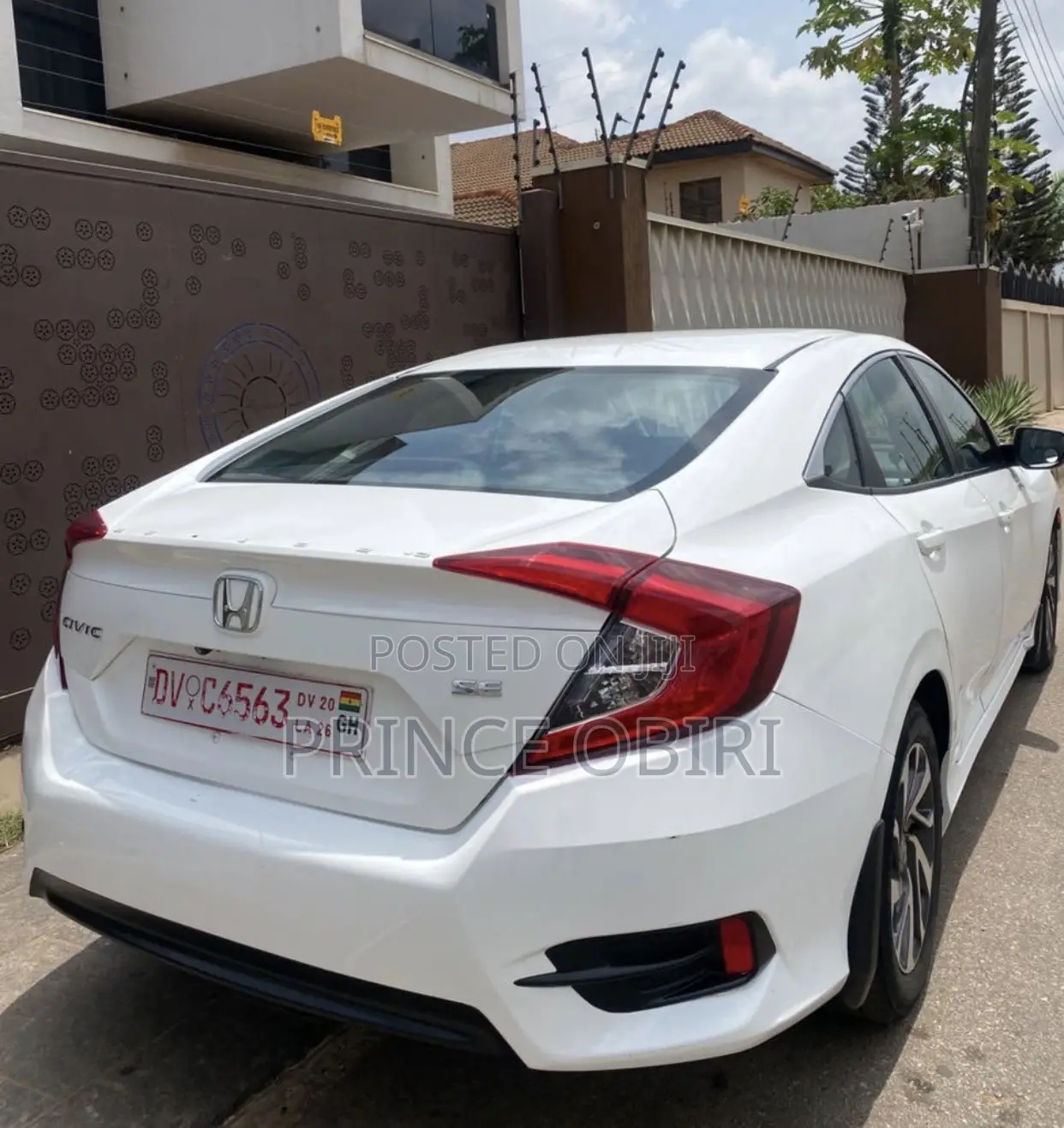 Honda Civic LX Sedan 2018 White