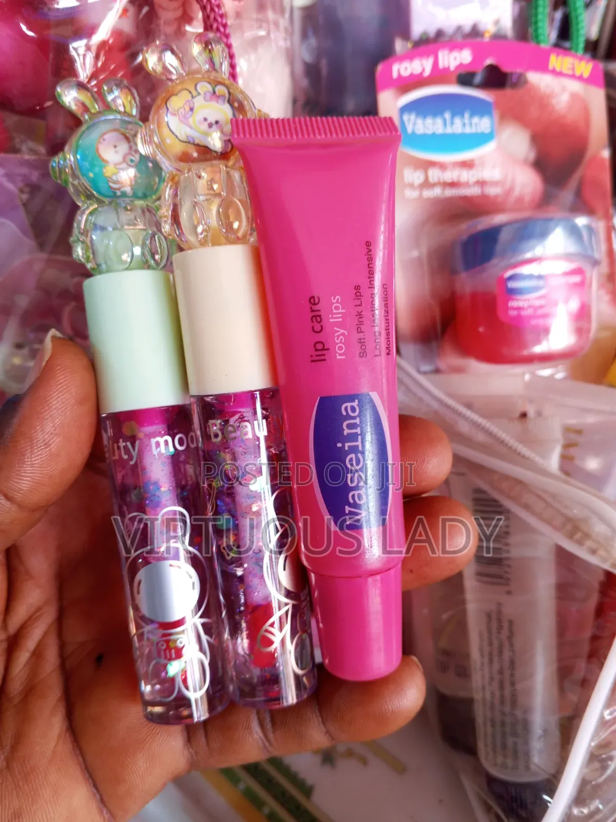 Quality Pink Lips,lip Balms and Lip Gloss Available in All Colours