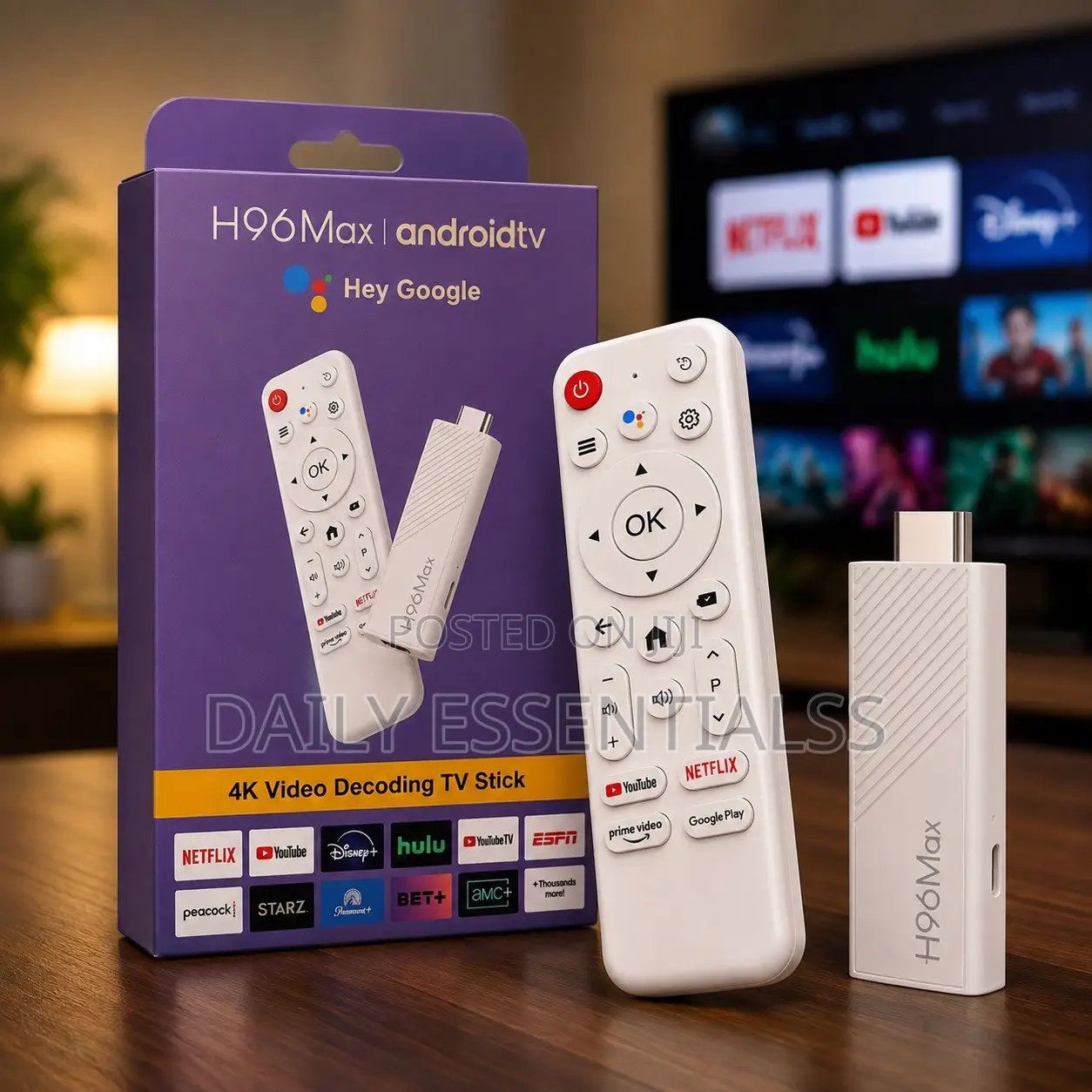 H96 Max Android TV Box – Smart TV Upgrade