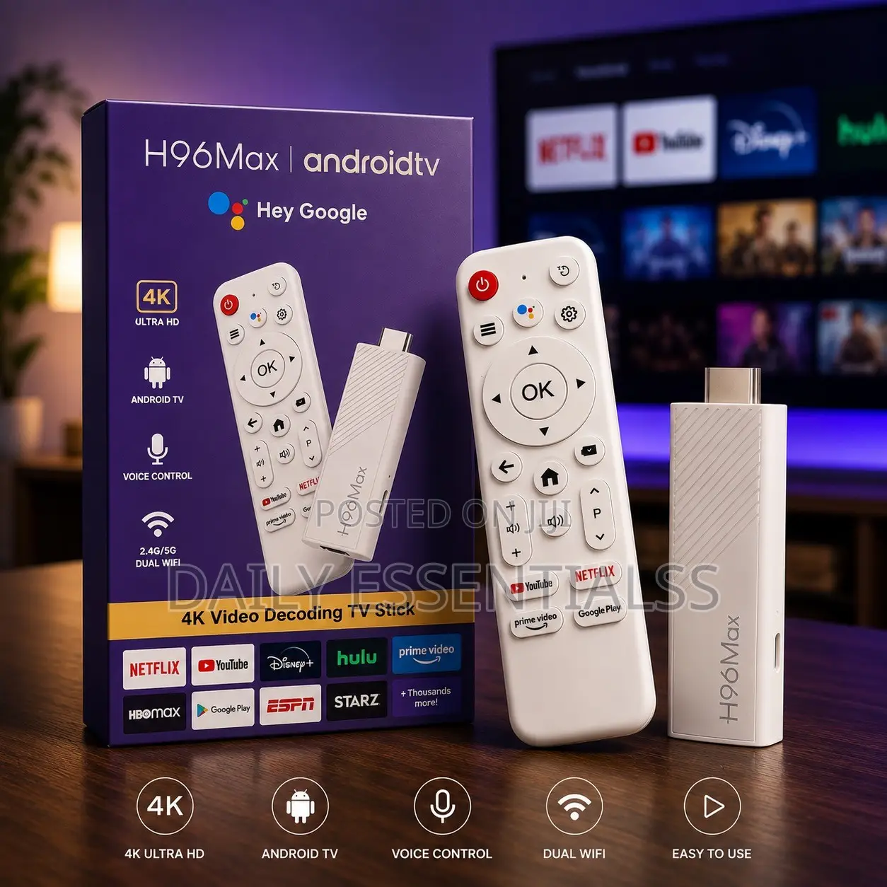 H96 Max Android TV Box – Smart TV Upgrade