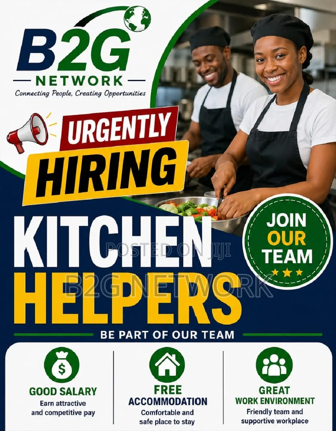 Kitchen Helpers Needed Urgently