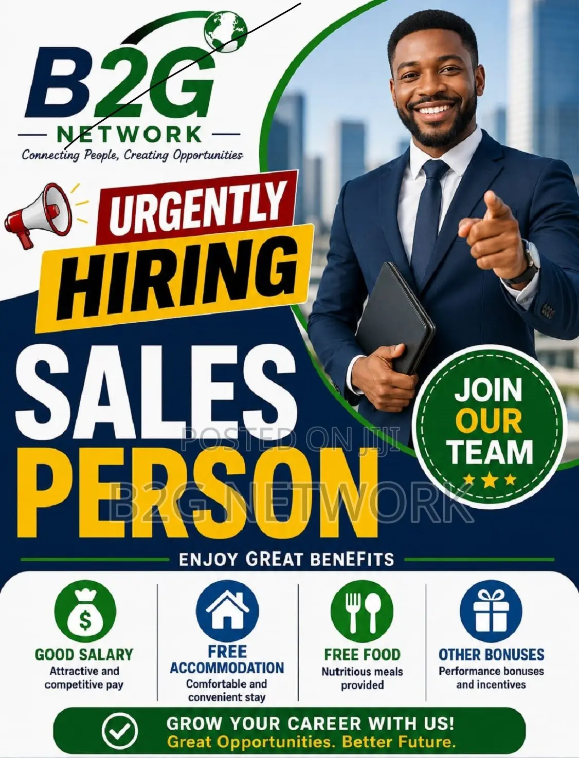 Sales Person Needed Urgently
