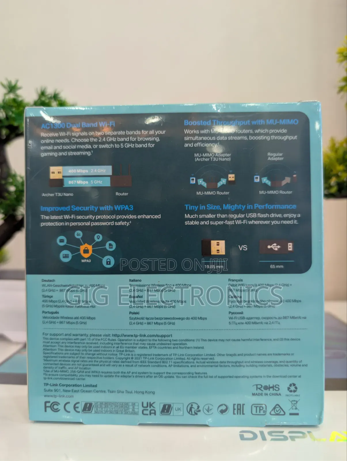 TP-Link Archer T3U Nano AC1300 Wireless Dual-Band Wi-Fi USB Adapter