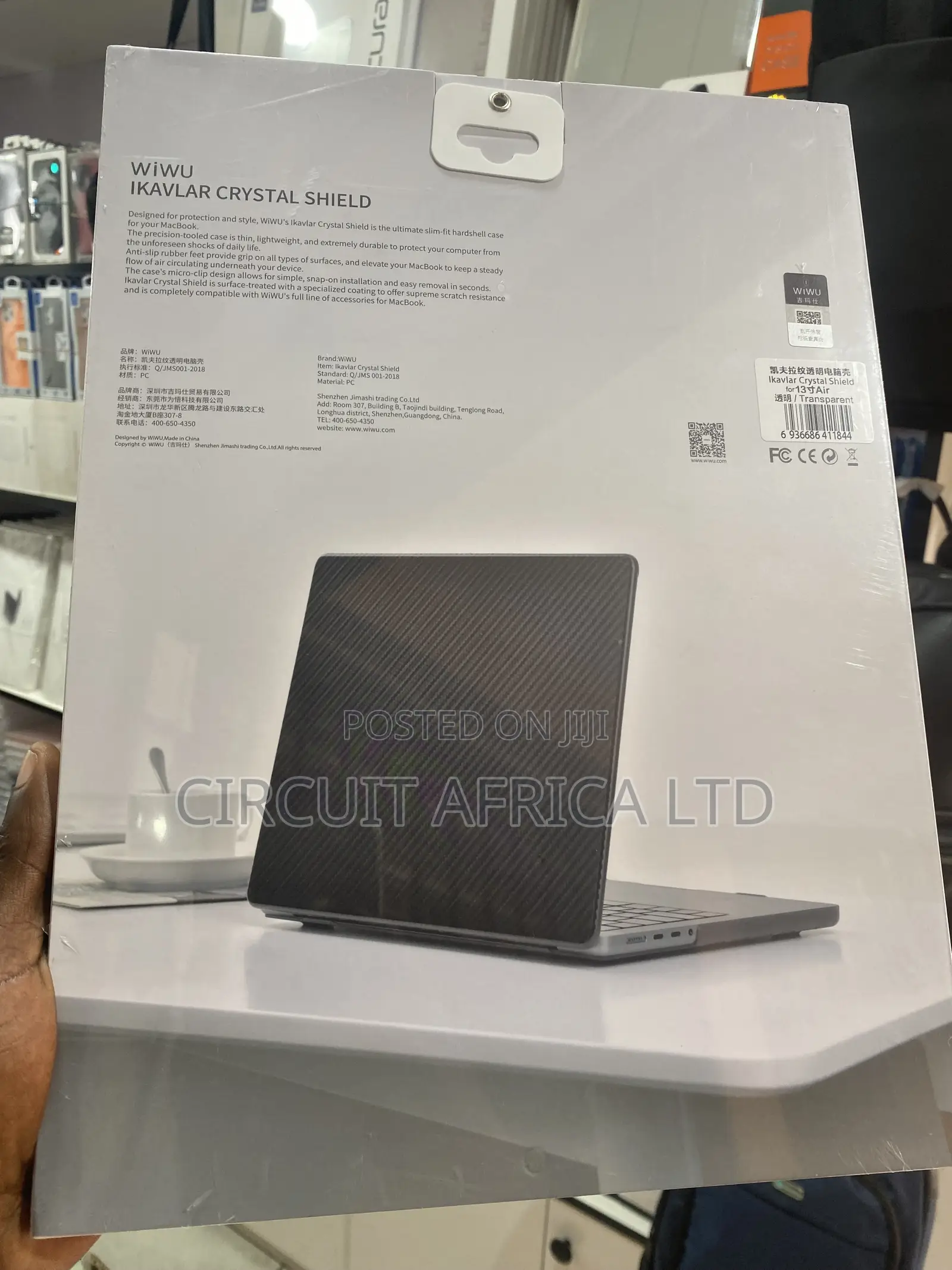 WiWU iKAVLAR Hard Shell Case for MacBook Air