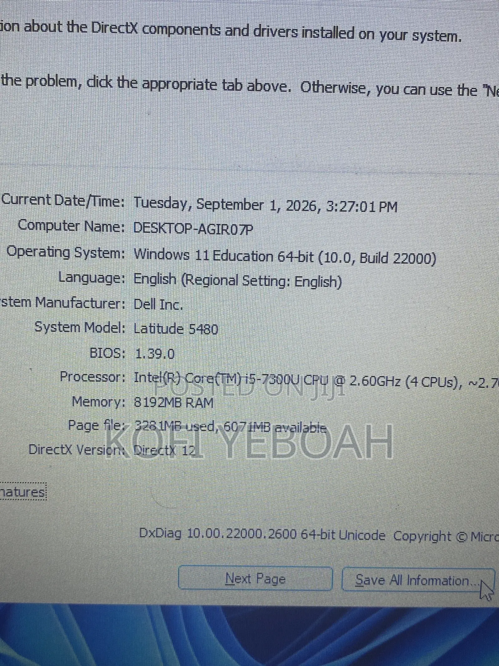 Laptop Dell Latitude 14 5480 8GB Intel Core i5 SSD 250GB