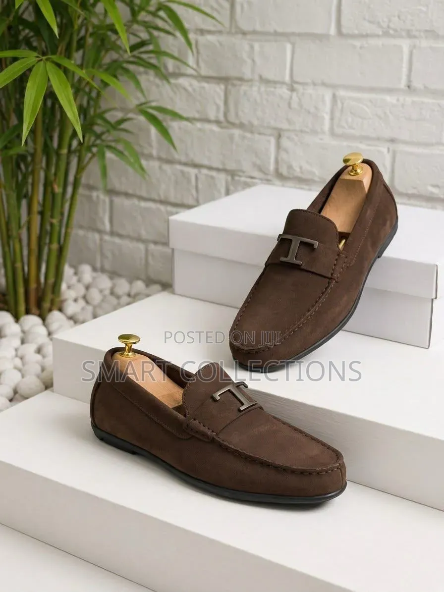 TODs Suede Loafers
