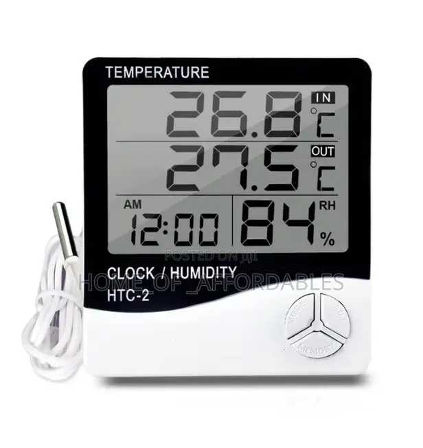 HTC-2 Digital Fridge Thermometer & Hygrometer – Jiji Ad