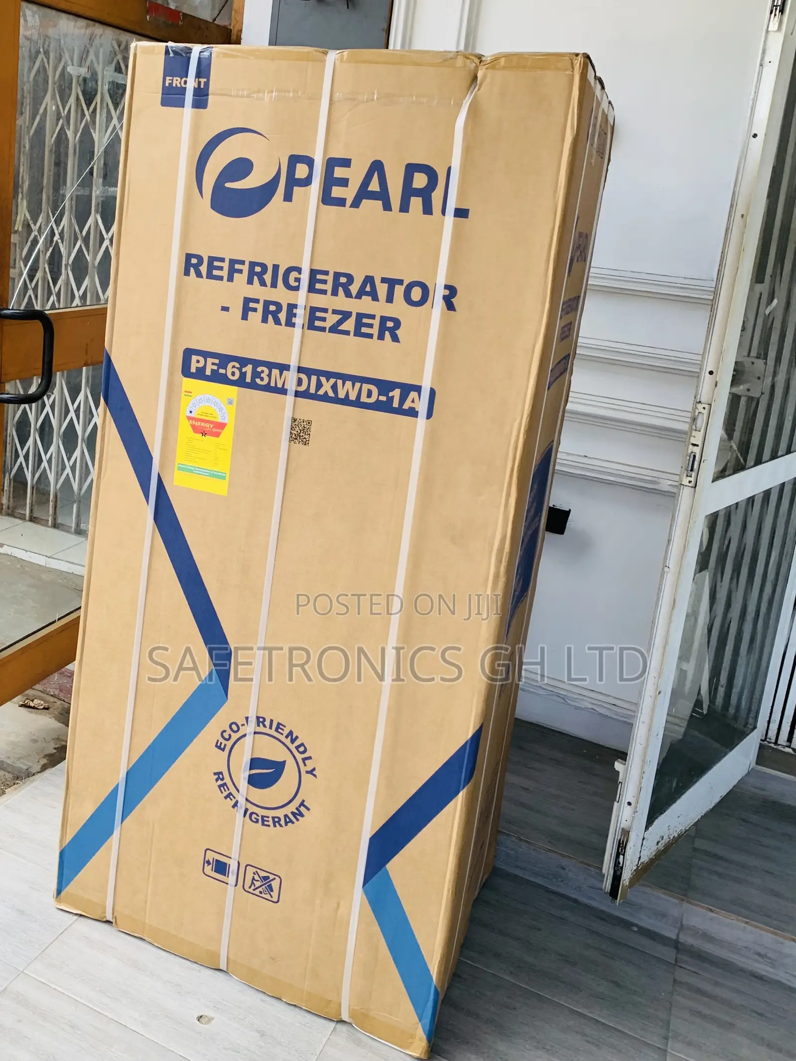 Exclusive PF-613MDIXWD-1A Pearl 421L 4-Door Side-by-Side Refrigerator