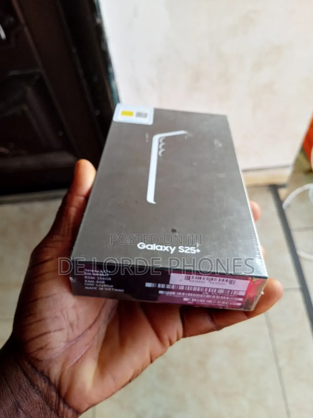 New Samsung Galaxy S25+ 256 GB Black