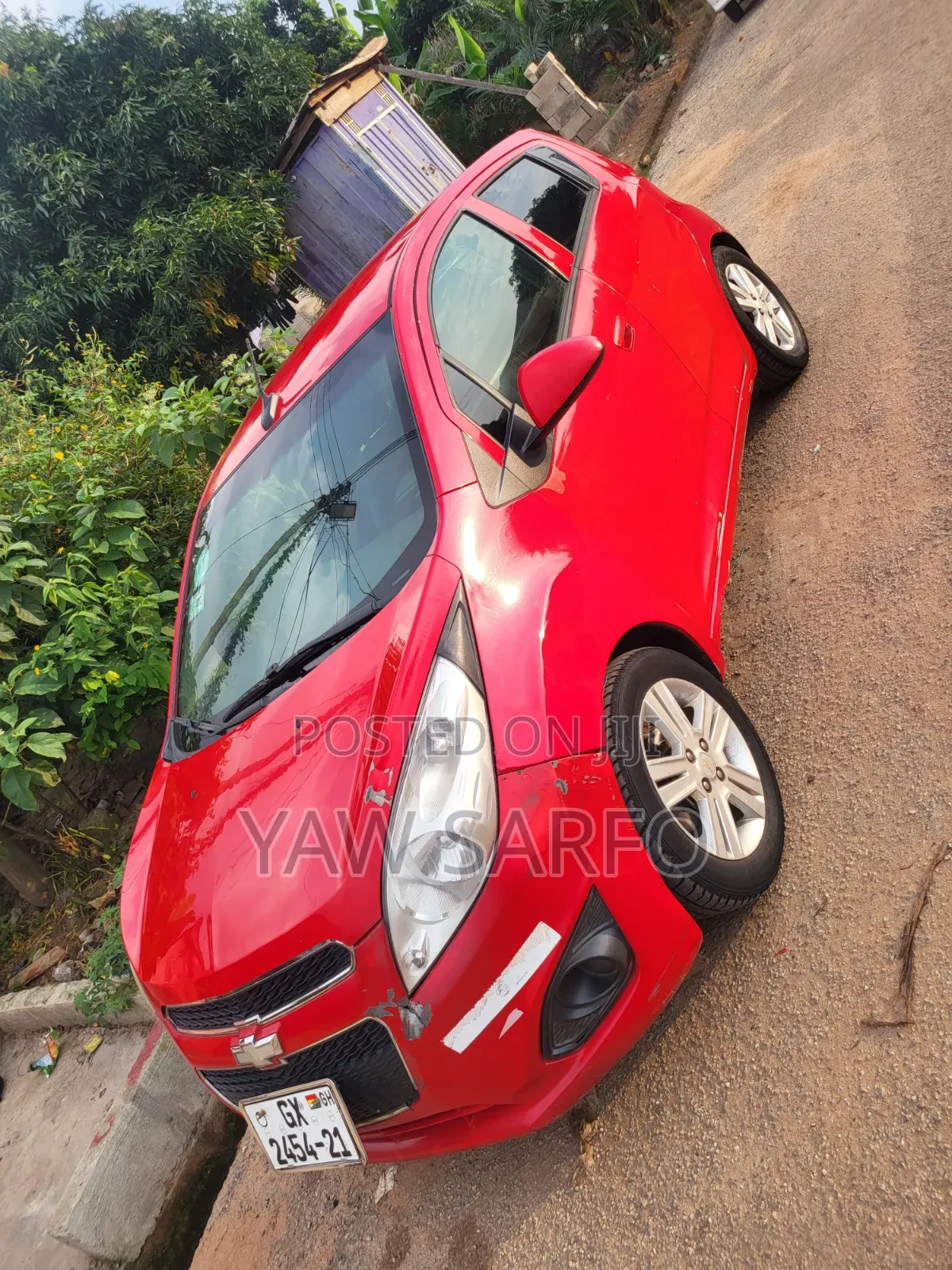 Chevrolet Spark 2014 Red