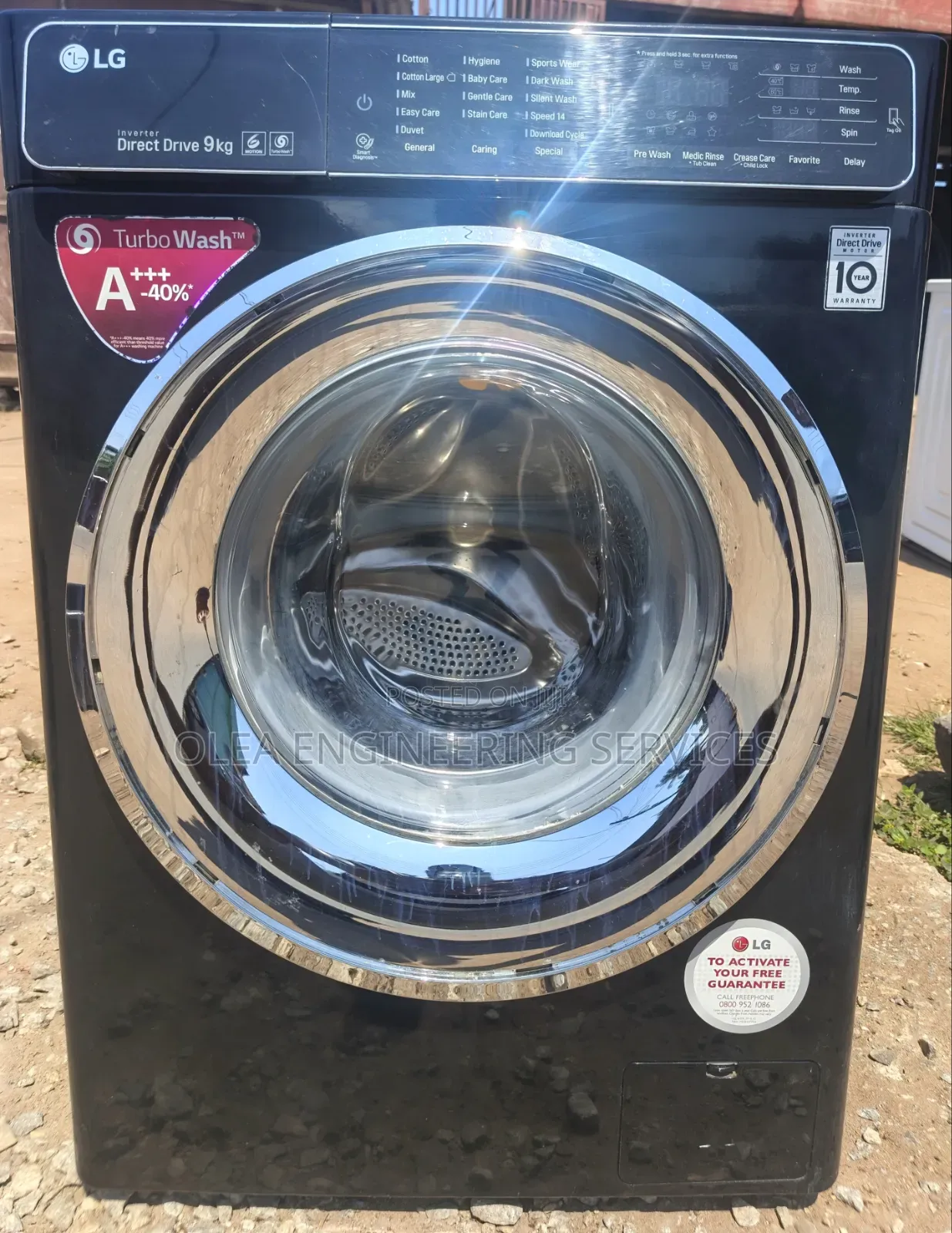 LG 9kg Washing Machine (DD Inverter)