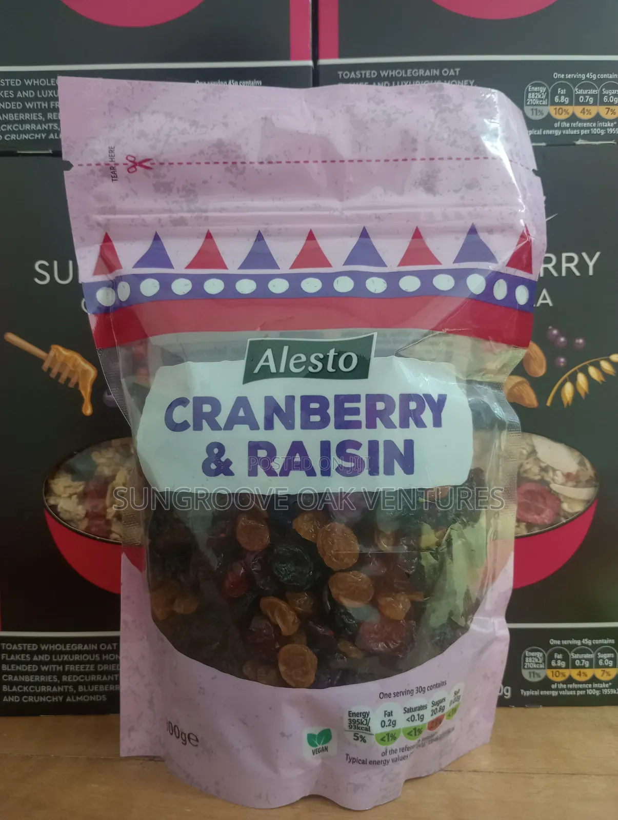 Alesto Cranberry & Raisin 300g