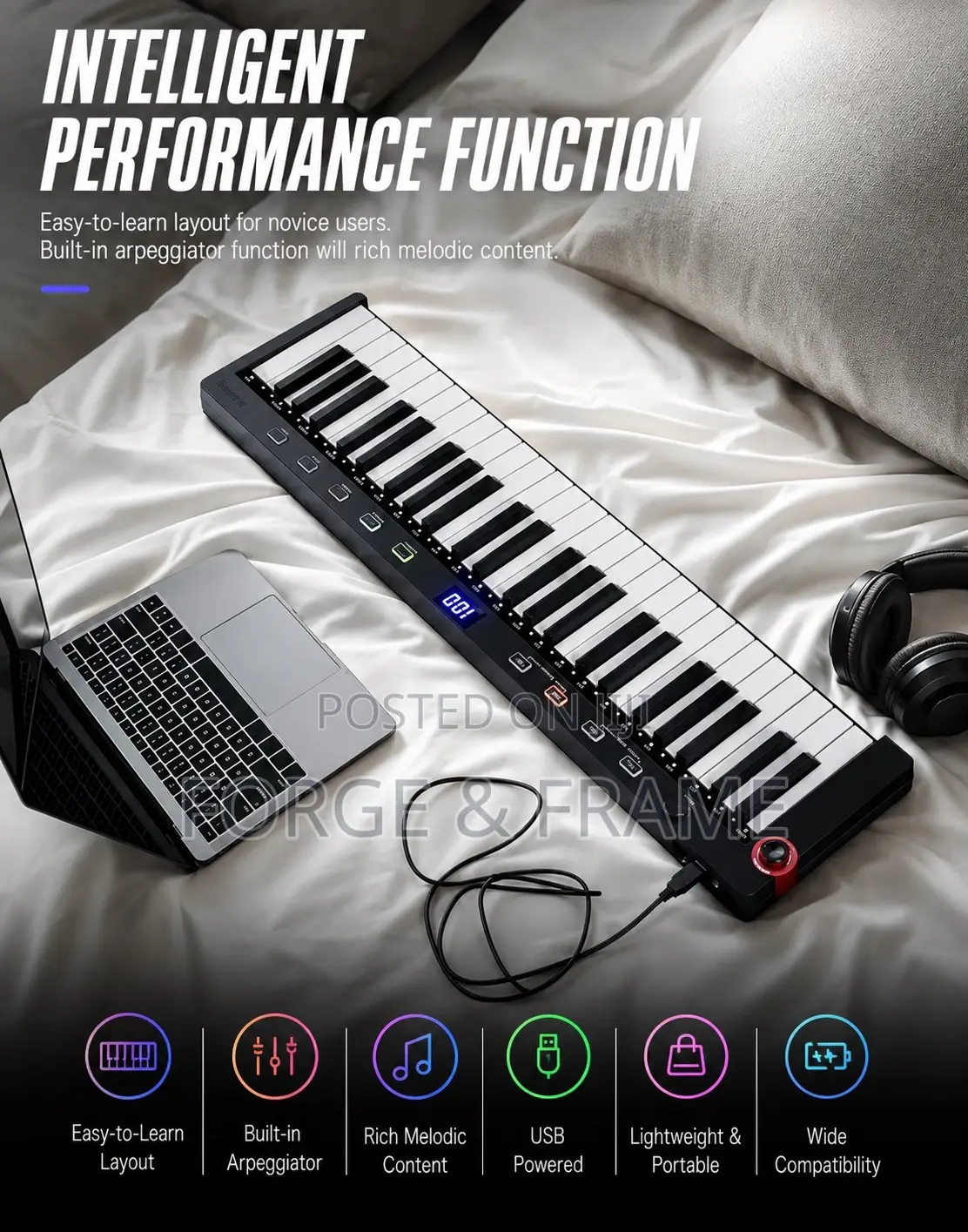 Donner N-49 MIDI Master Keyboard Controller