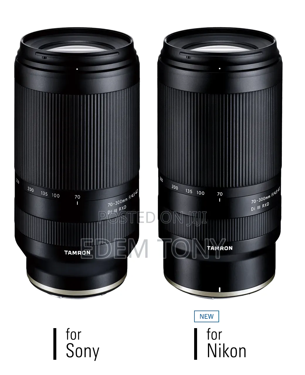 Tamron 70-300mm F/4.5-6.3 Di | RXD Lens for Sony E