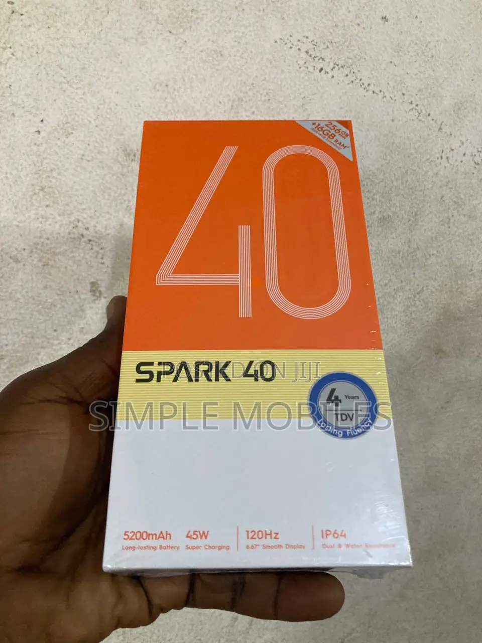 New Tecno Spark 40 256 GB Gold