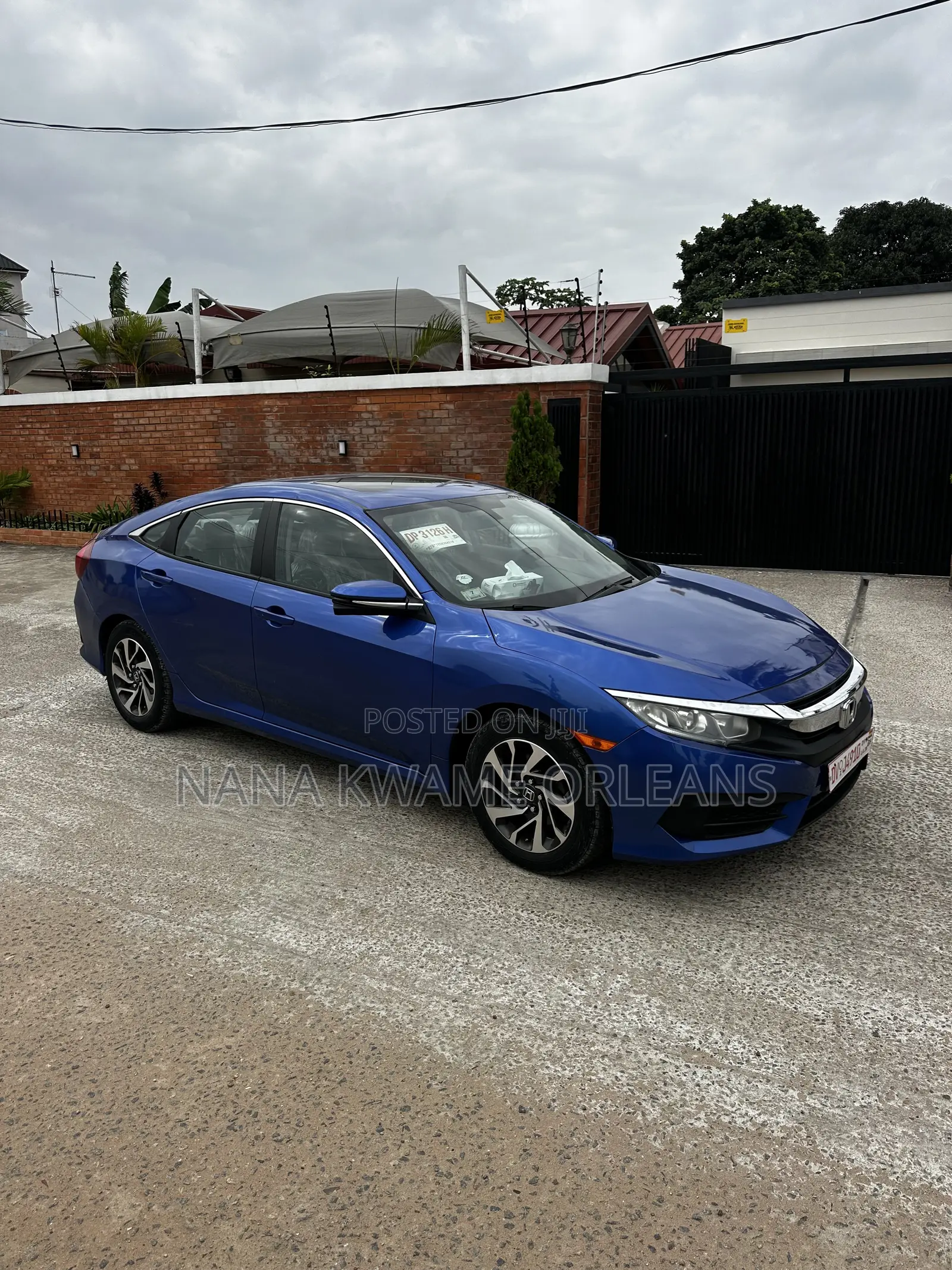 Honda Civic EX-L 4dr Sedan (1.5L 4cyl) 2017 Blue