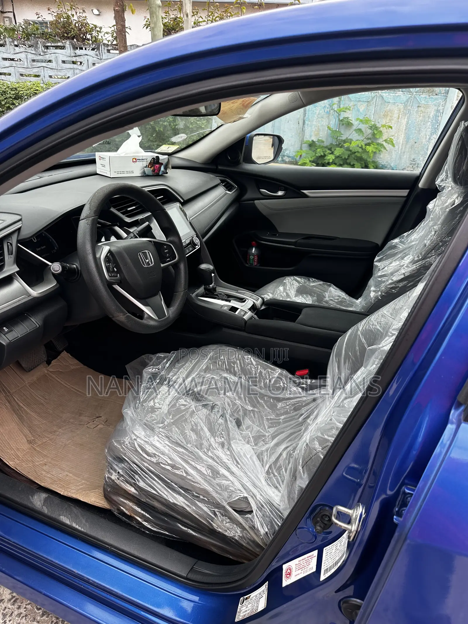 Honda Civic EX-L 4dr Sedan (1.5L 4cyl) 2017 Blue