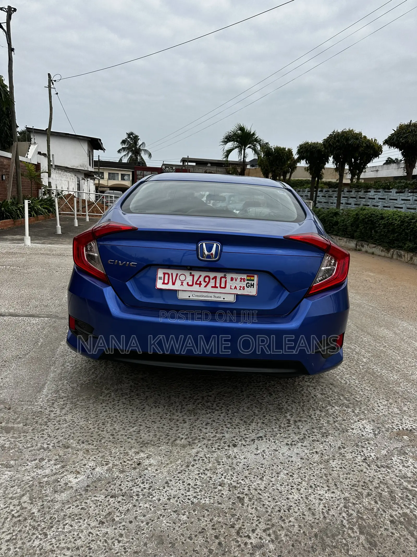 Honda Civic EX-L 4dr Sedan (1.5L 4cyl) 2017 Blue
