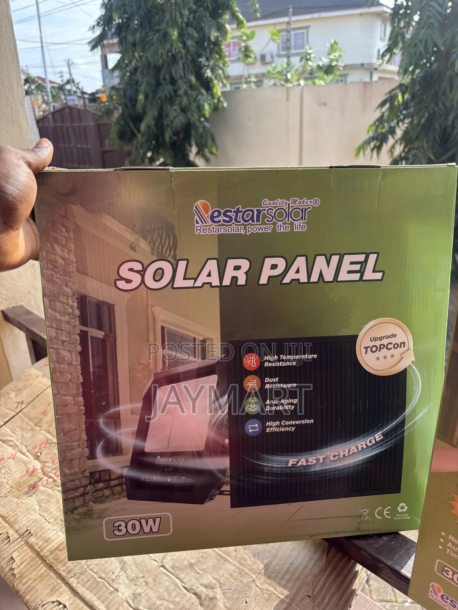 300w Portable Solar Floodlight