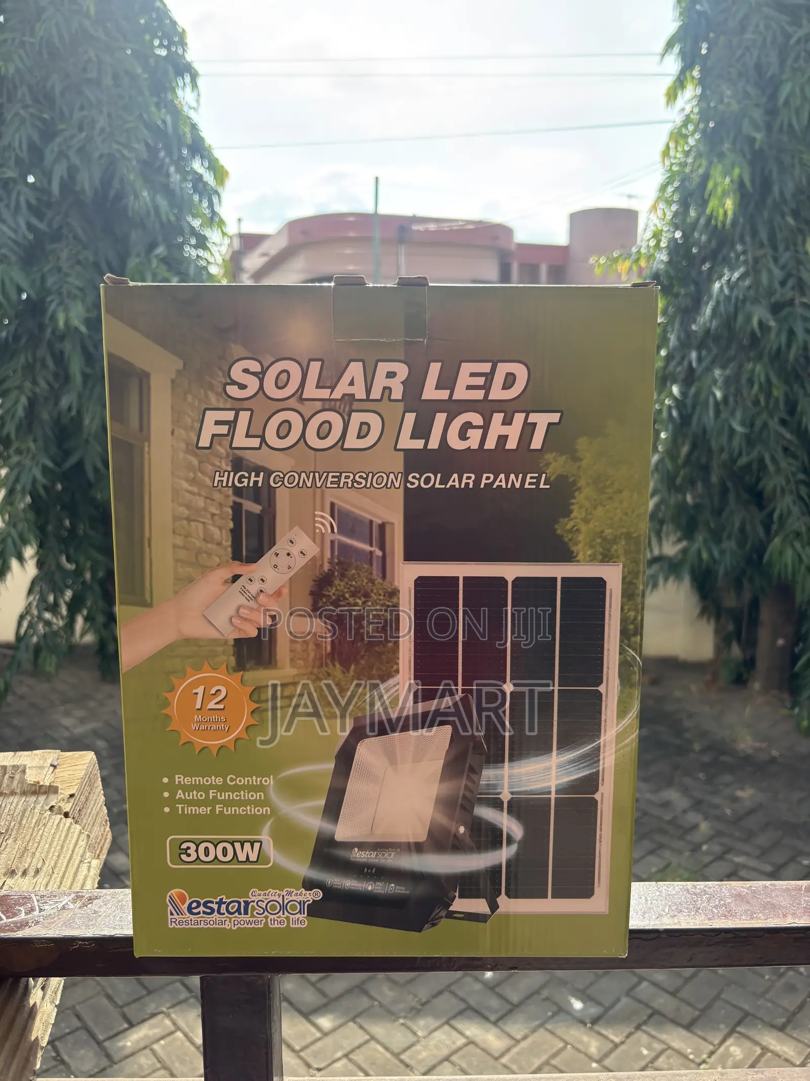300w Portable Solar Floodlight