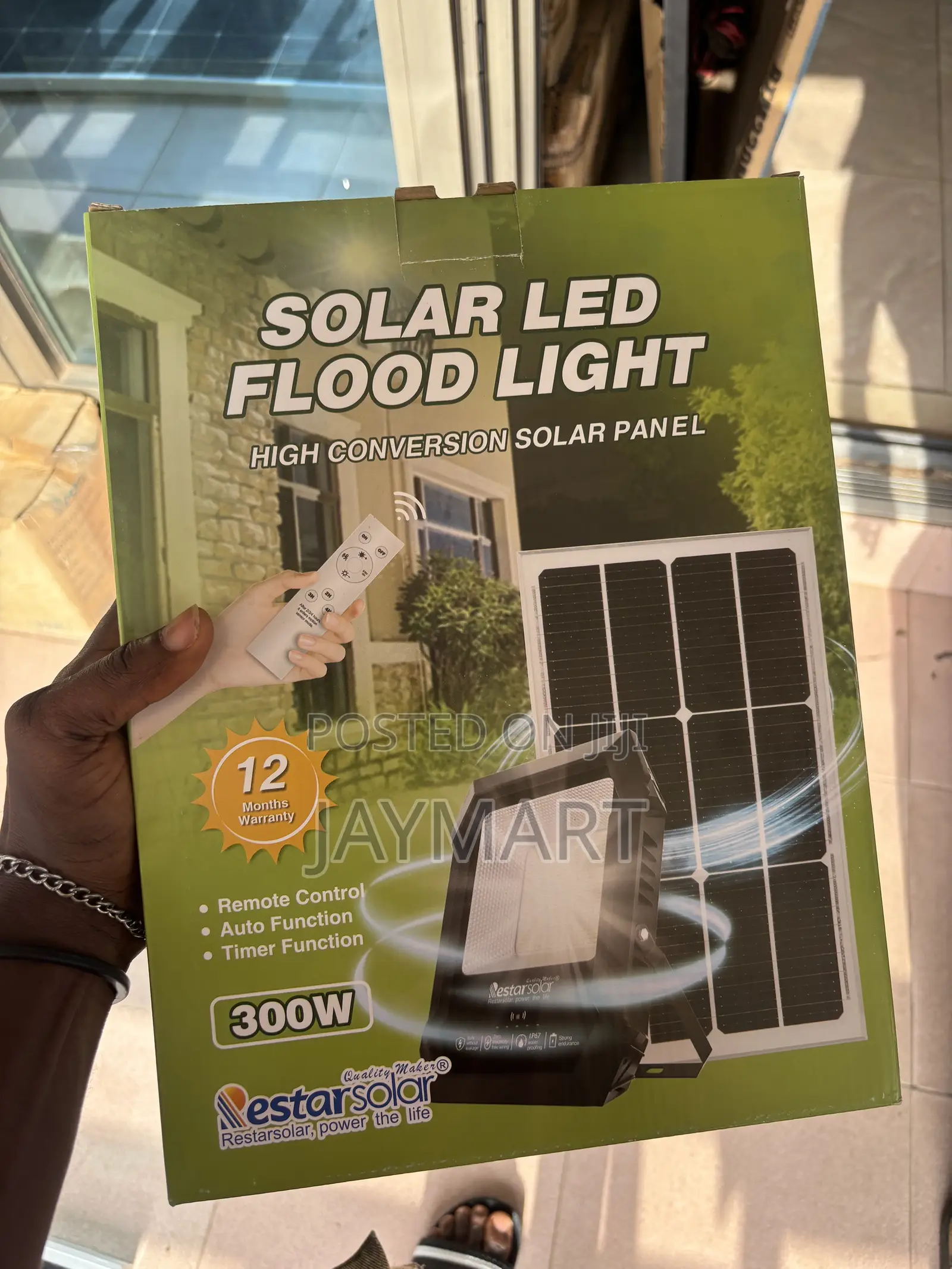 300w Portable Solar Floodlight
