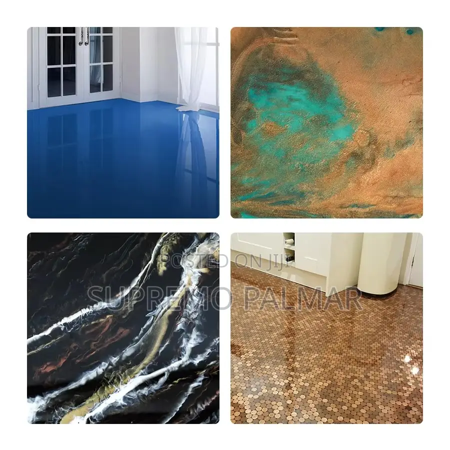 Clear Floor Epoxy 3:1 Self-Leveling Resin Kit With Hardener - 20Kg