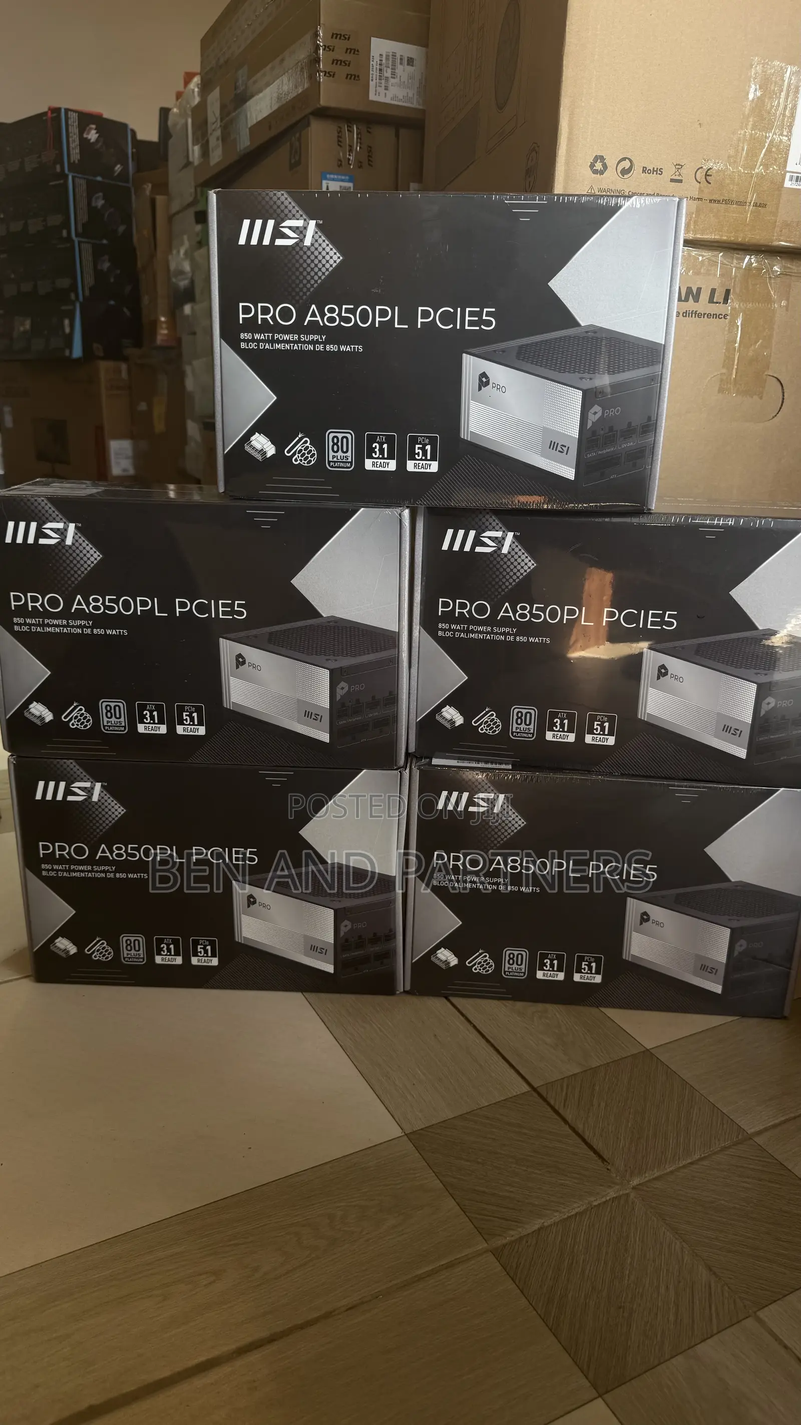 Msi 850w, Pcie 5.1, 80+ Platinum. Sealed in Box ๐ฅ๐ฅ