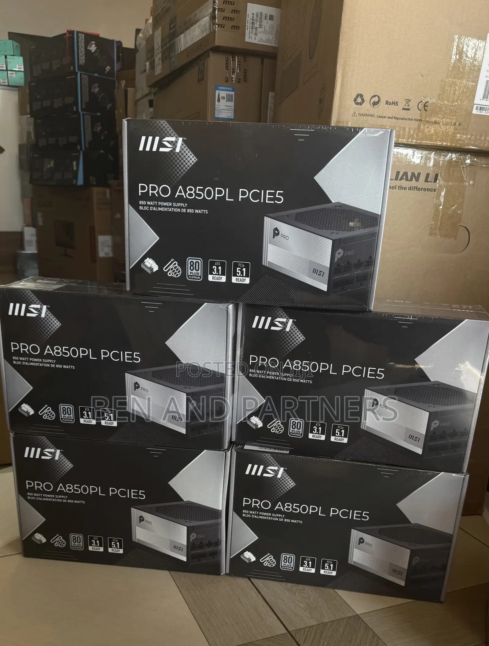 Msi 850w, Pcie 5.1, 80+ Platinum. Sealed in Box ๐ฅ๐ฅ