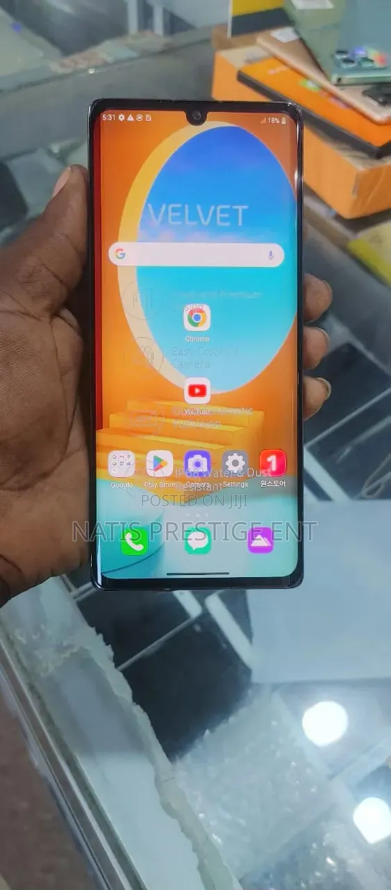 New LG Velvet 5G UW 128 GB Black