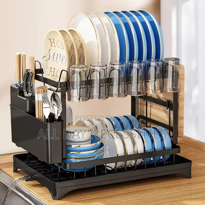 2 Tier Plates Racks
