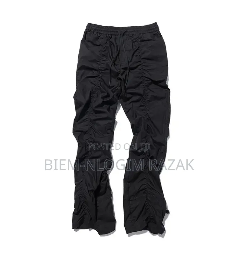 High Quality Camouflage N Plain Waist Band Parachute Pants Available