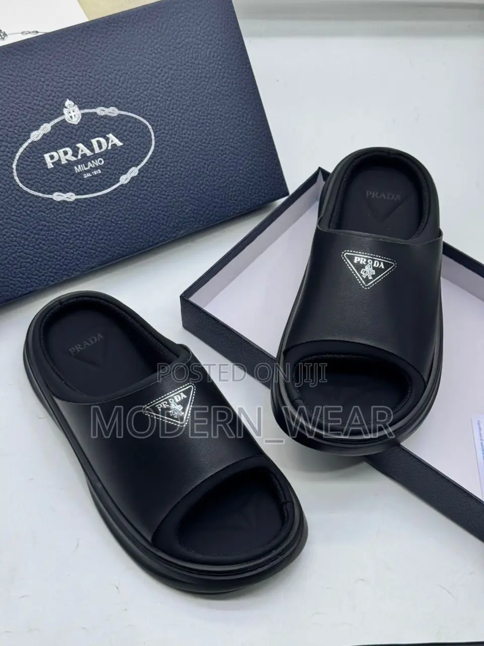 New PRADA Chunky Sole Slippers