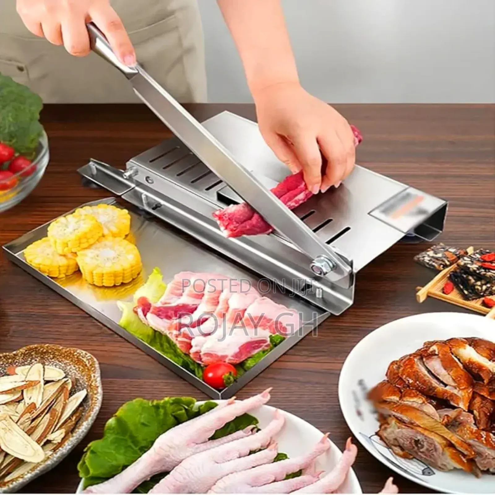 Stainless Steel Manual Meat and Bone Cutter Machine