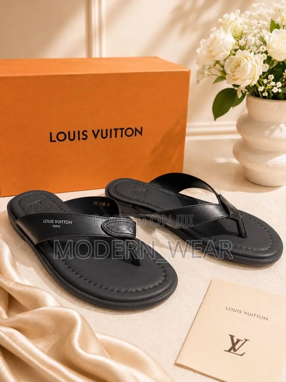 LV Slippers Available