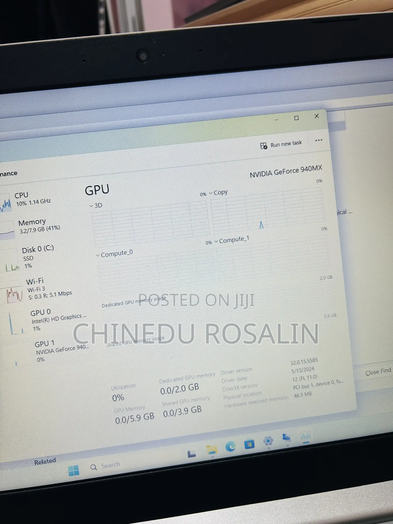 Laptop Lenovo IdeaPad 320S 8GB Intel Core i3 SSD 256GB