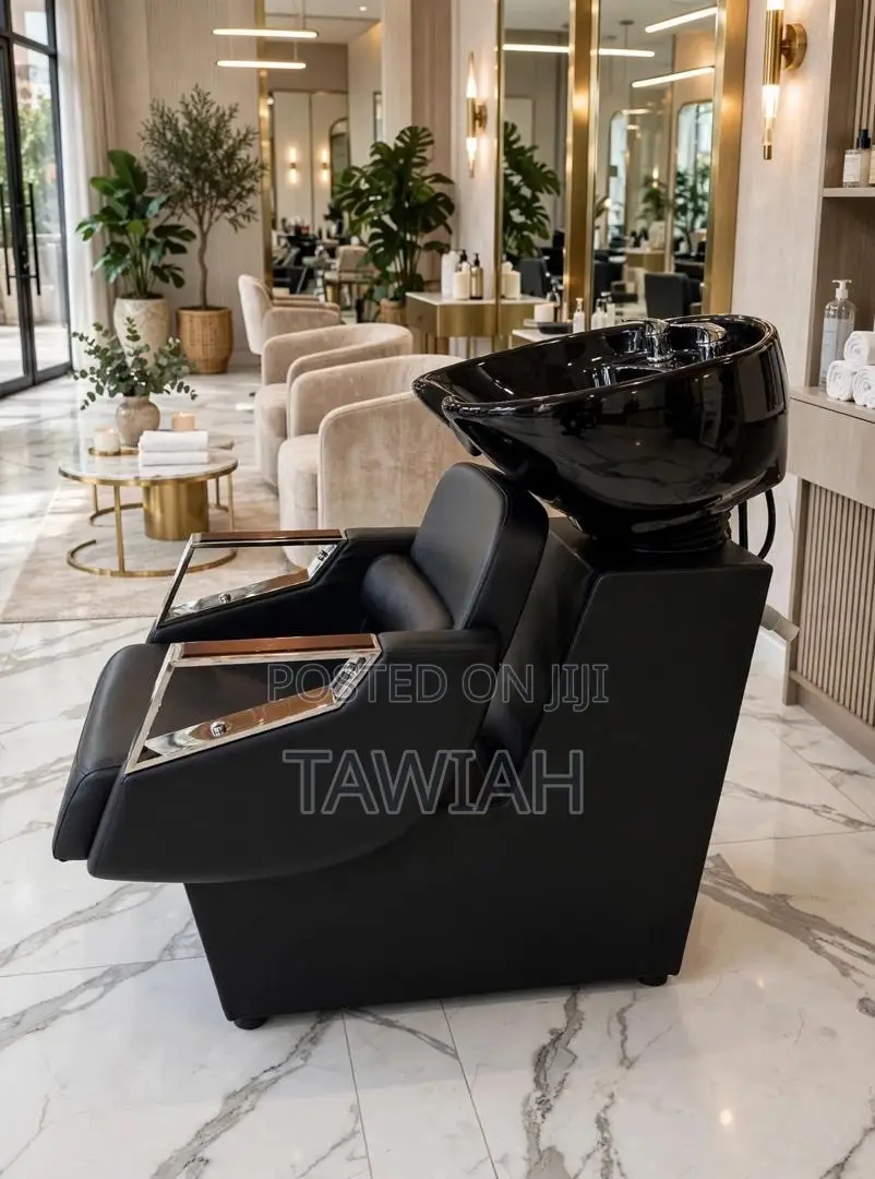 Luxury Shampoo Chair With Ceramic Sink Bowl