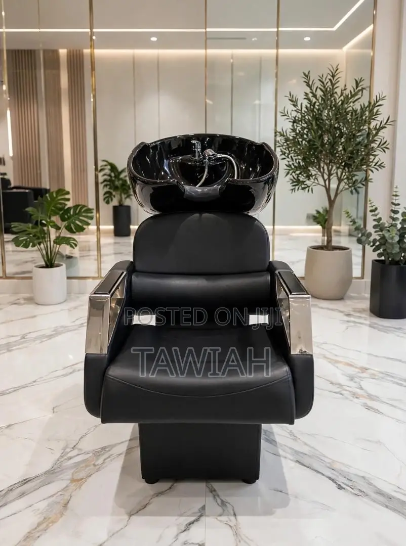 Luxury Shampoo Chair With Ceramic Sink Bowl