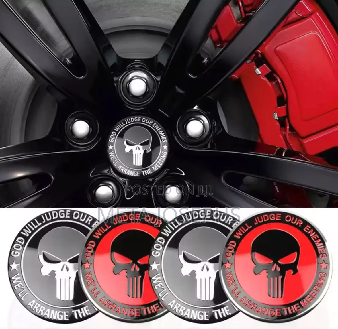 Cool Car Center Wheel Cap Decal/Sticker