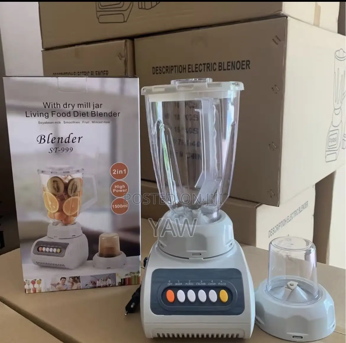 Blender ST 999 Double Cup 1.5l-White