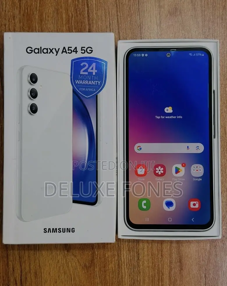 New Samsung Galaxy A54 5G 256 GB White