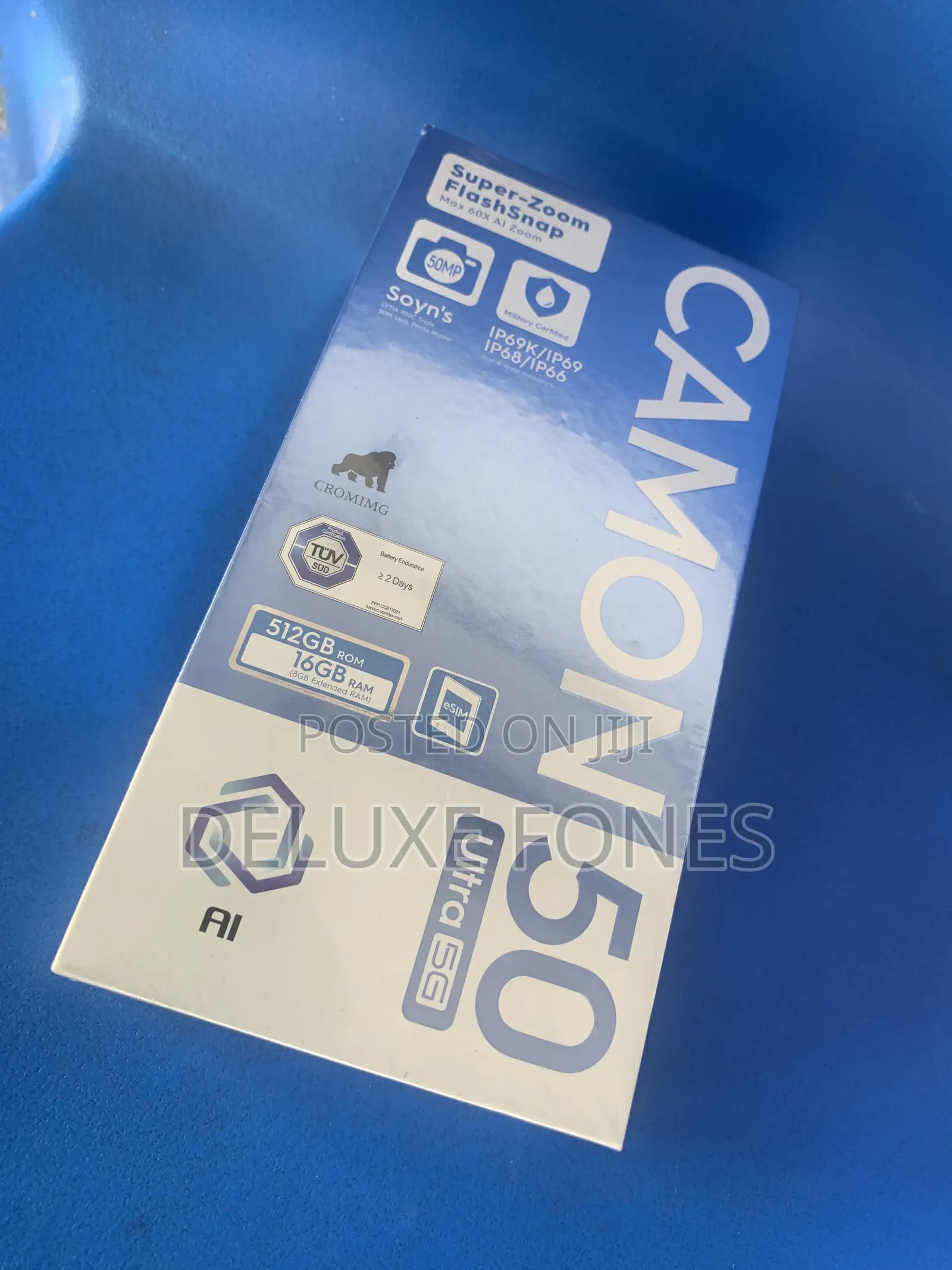 New Tecno Camon 50 Ultra 512 GB Black