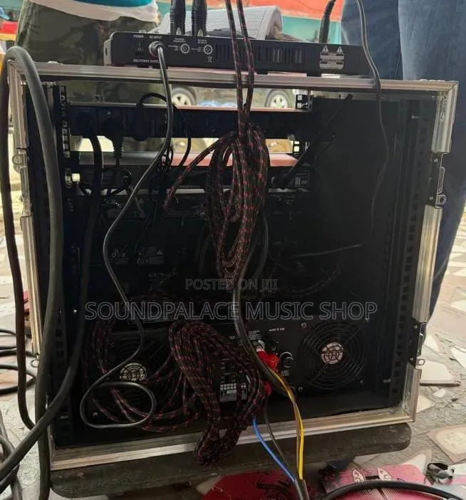 Electro-Voice(EV) Full Range and Single Sub Set With Amplifier Rack