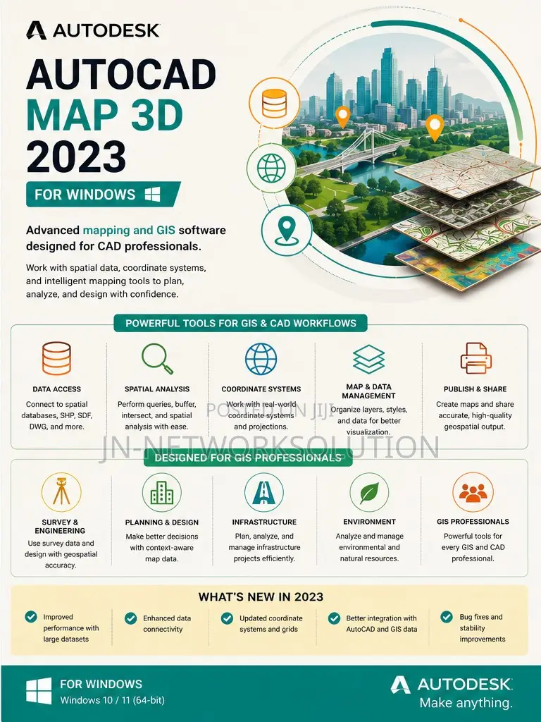 Autodesk AutoCAD Map 3D 2023 for Windows