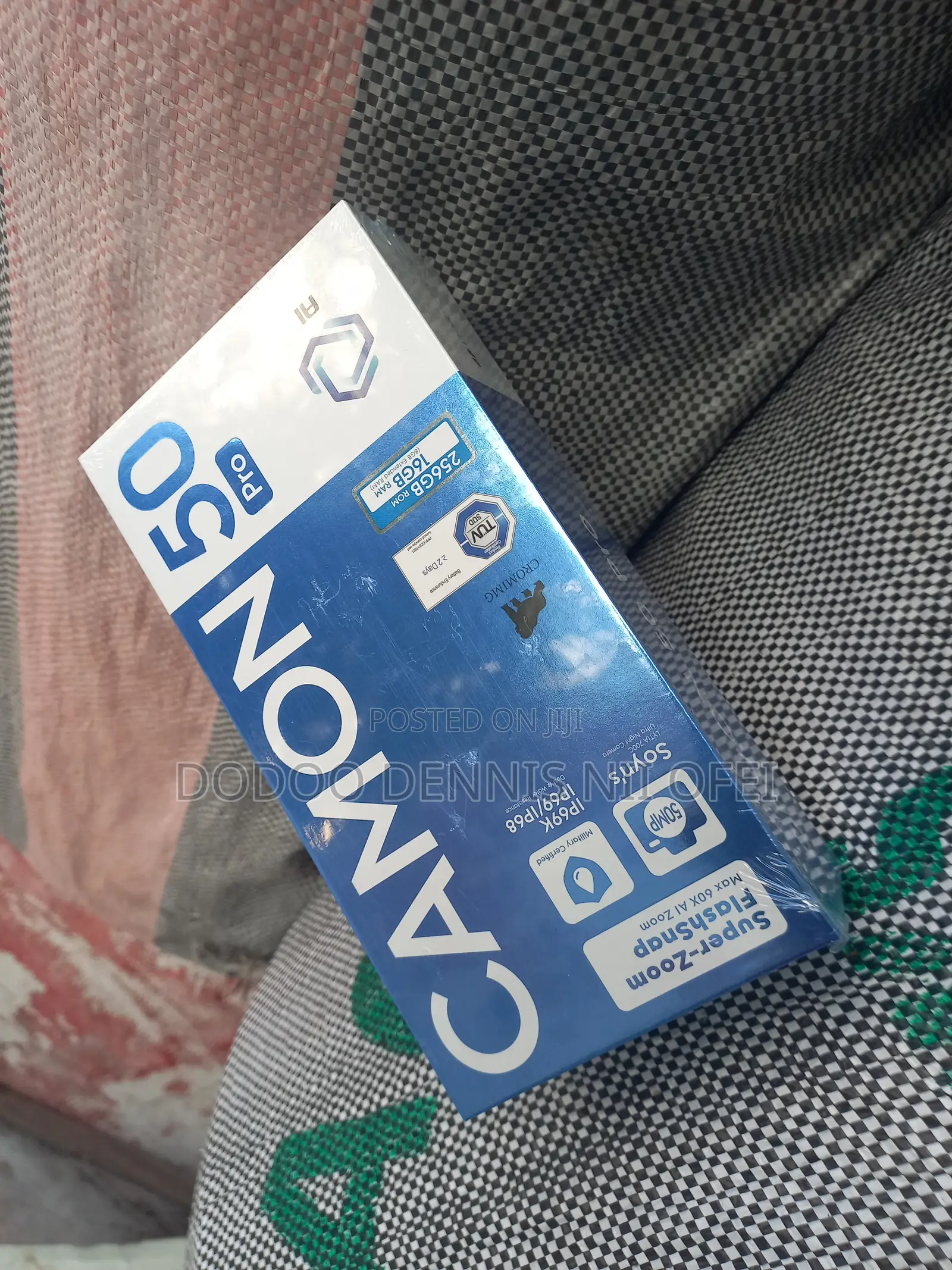 New Tecno Camon 50 Pro 256 GB Black