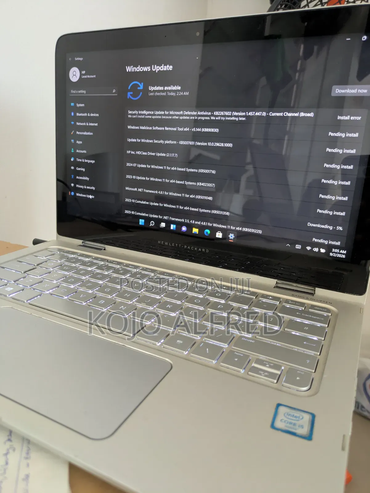 Laptop HP x360 310 G2 8GB Intel Core i5 SSD 256GB