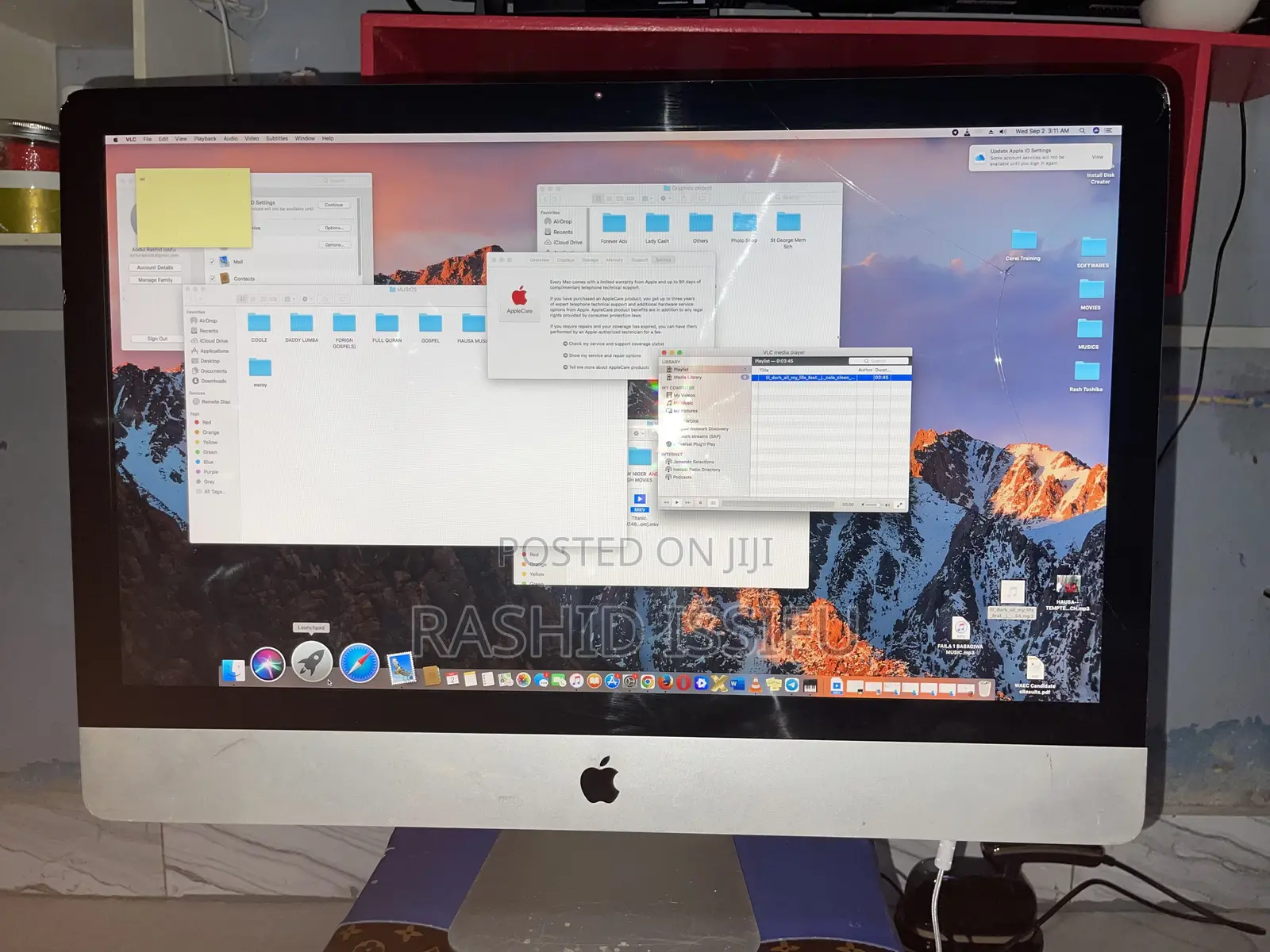 Desktop Computer Apple iMac 4GB Intel Core i7 HDD 1T